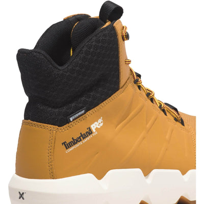 Timberland Pro Morphix 6 Inch Waterproof Composite S7L Hiker Safety Boots Wheat Light Brown 7#colour_wheat-light-brown