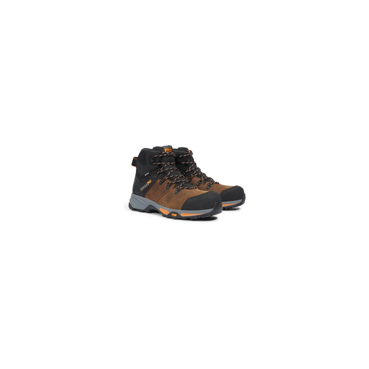 Timberland Pro Switchback S1 Waterproof Composite Safety Boots Dark Brown 1#colour_dark-brown