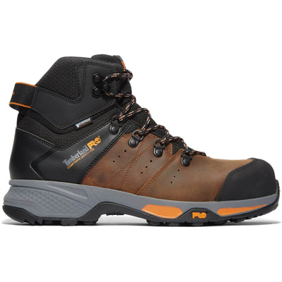 Timberland Pro Switchback S1 Waterproof Composite Safety Boots Dark Brown 7#colour_dark-brown