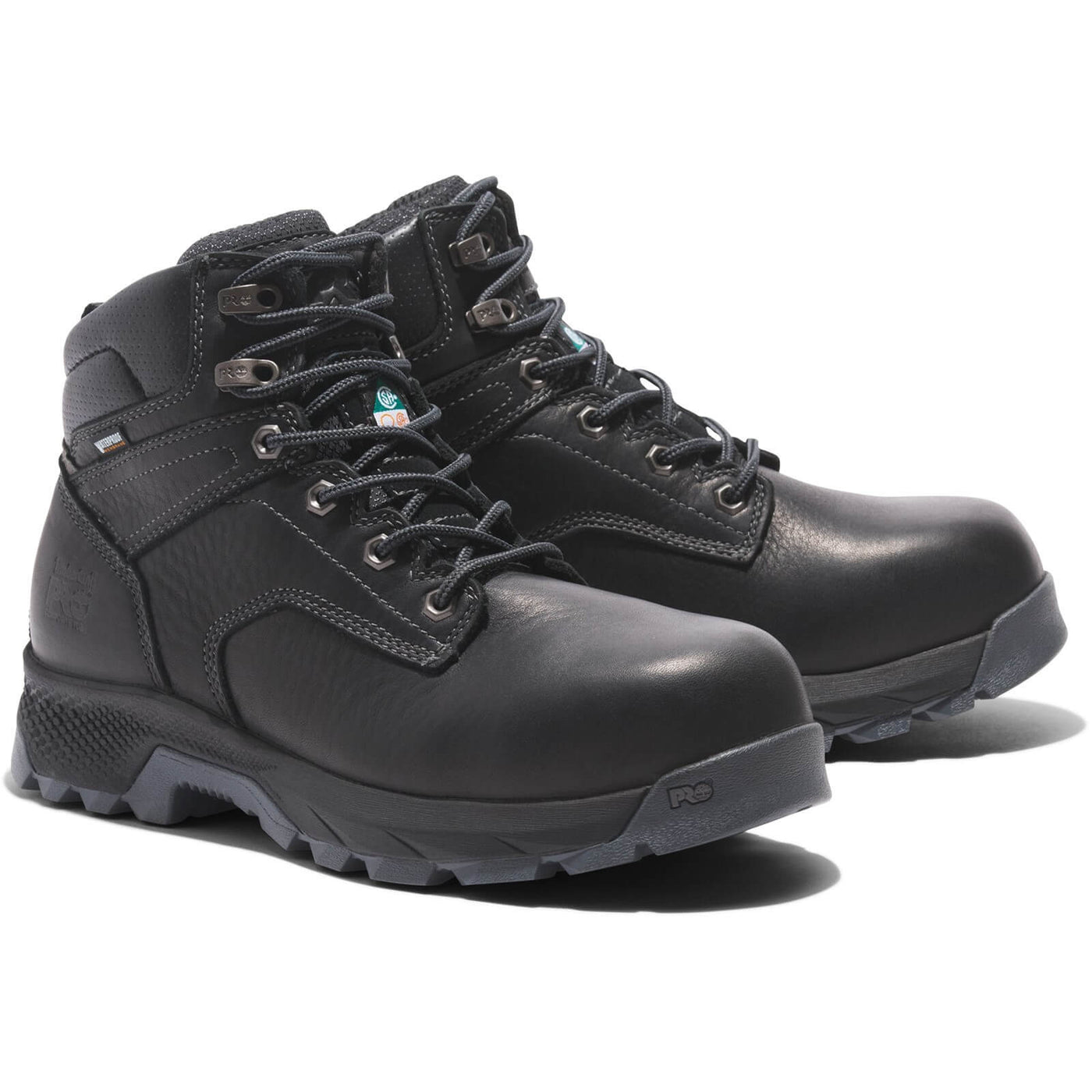 Timberland Pro Titan 6 Inch Lightweight Waterproof S3 Safety Boots Black 3#colour_black