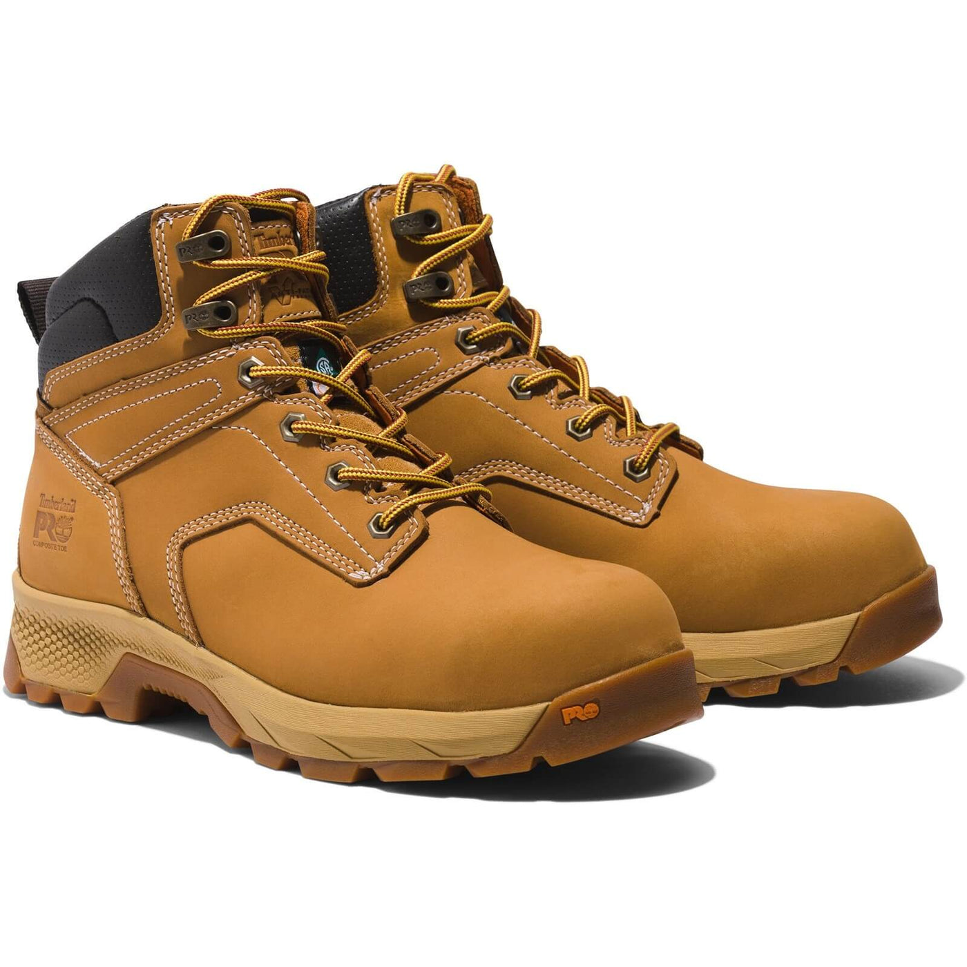 Timberland Pro Titan 6 Inch Lightweight Waterproof S3 Safety Boots Wheat Light Brown 3#colour_wheat-light-brown