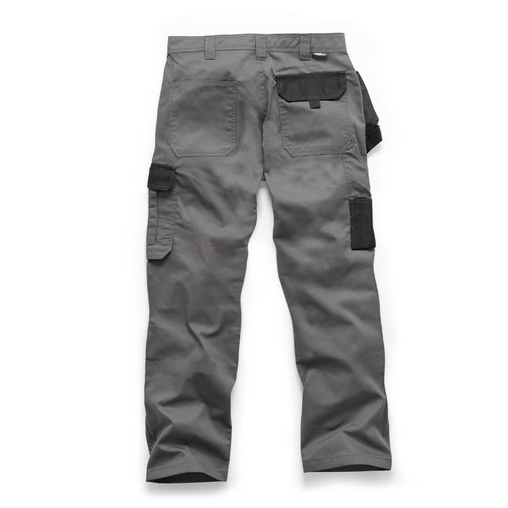 Tough Grit Holster Pocket Knee Pad Cargo Work Trousers Charcoal 2 #colour_charcoal