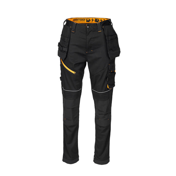 Worktough Holster Pocket Work Trousers Black Product Main#colour_black