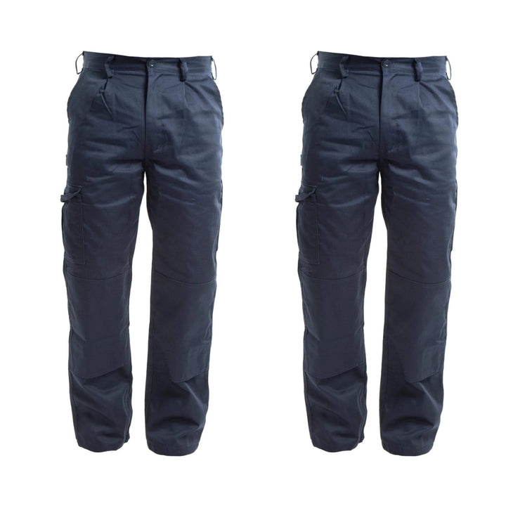 Apache Apind Industry Knee Pad Cargo Trousers Twin Pack Deal Navy
