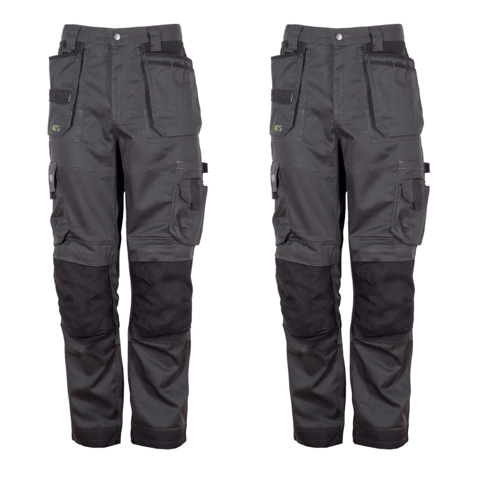 Apache Ats 3D Holster Pocket Stretch Trousers Twin Pack Deal Grey