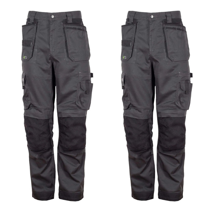 Apache Ats 3D Holster Pocket Stretch Trousers Twin Pack Deal Grey