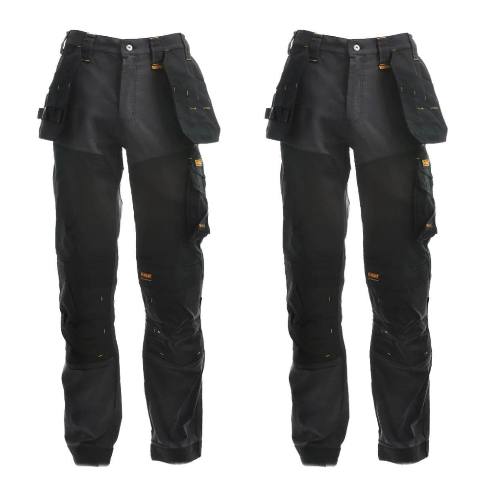 Dewalt Memphis Holster Pocket Stretch Trousers Twin Pack Deal Grey