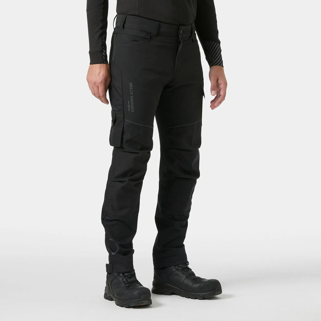 Helly Hansen Chelsea Evolution 2.0 HH Connect Cordura Reinforced 4-Way-Stretch Trousers 77553 Black — Worn on Site 