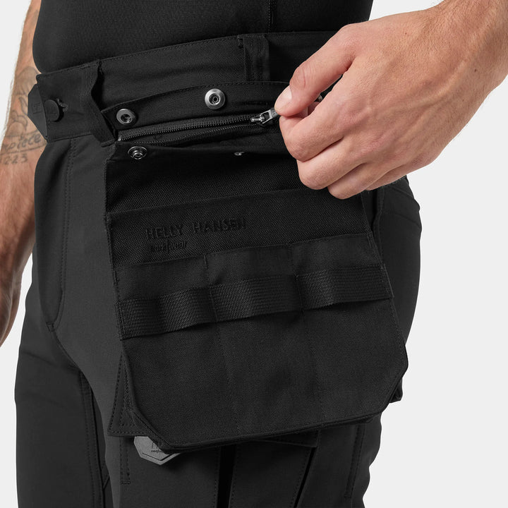 Helly Hansen Chelsea Evolution 2.0 HH Connect Cordura Reinforced 4-Way-Stretch Pirate Trousers 77596 Black — Product Detail 3 