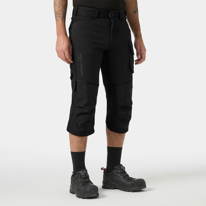 Helly Hansen Chelsea Evolution 2.0 HH Connect Cordura Reinforced 4-Way-Stretch Pirate Trousers 77596 Black — Worn on Site 
