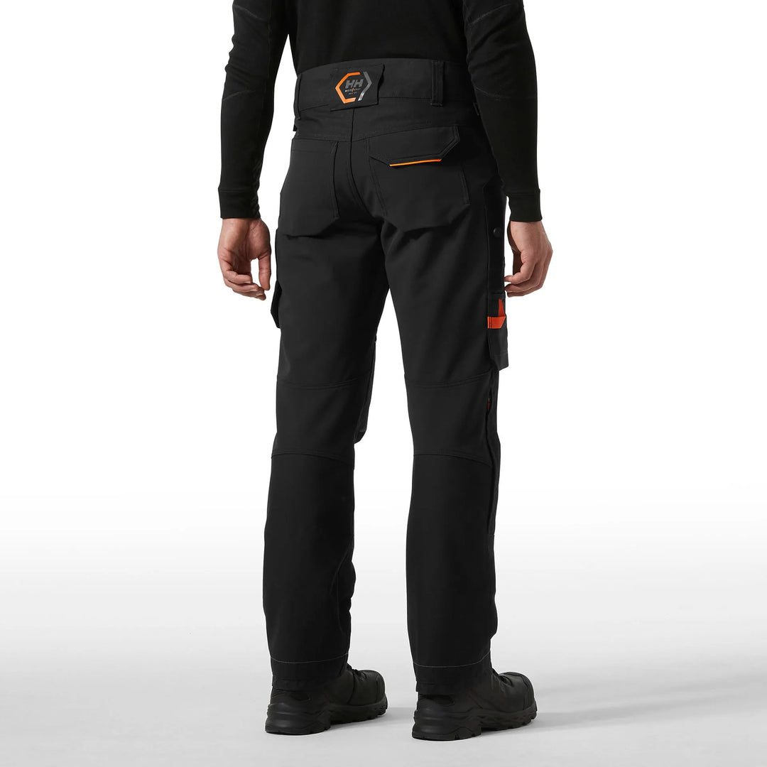Helly Hansen Chelsea Evolution 2.0 HH Connect Trousers 77553 Black — Worn on Site 