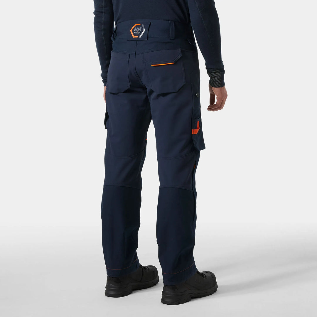 Helly Hansen Chelsea Evolution 2.0 HH Connect Trousers 77553 Navy — Worn on Site 