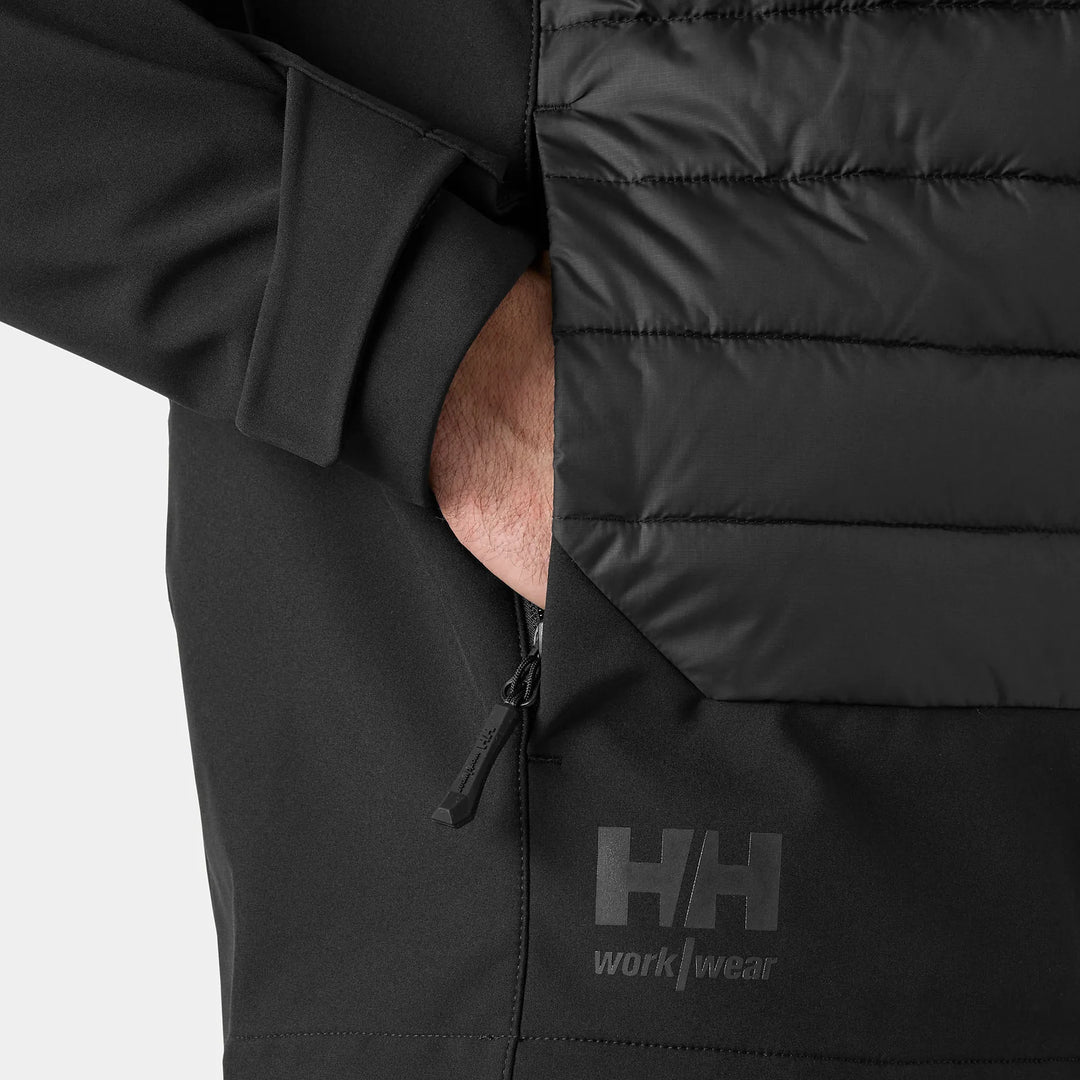 Helly Hansen Chelsea Evolution 2.0 Insulated Recycled Content Softshell Jacket 74142 Black — Product Detail 302 