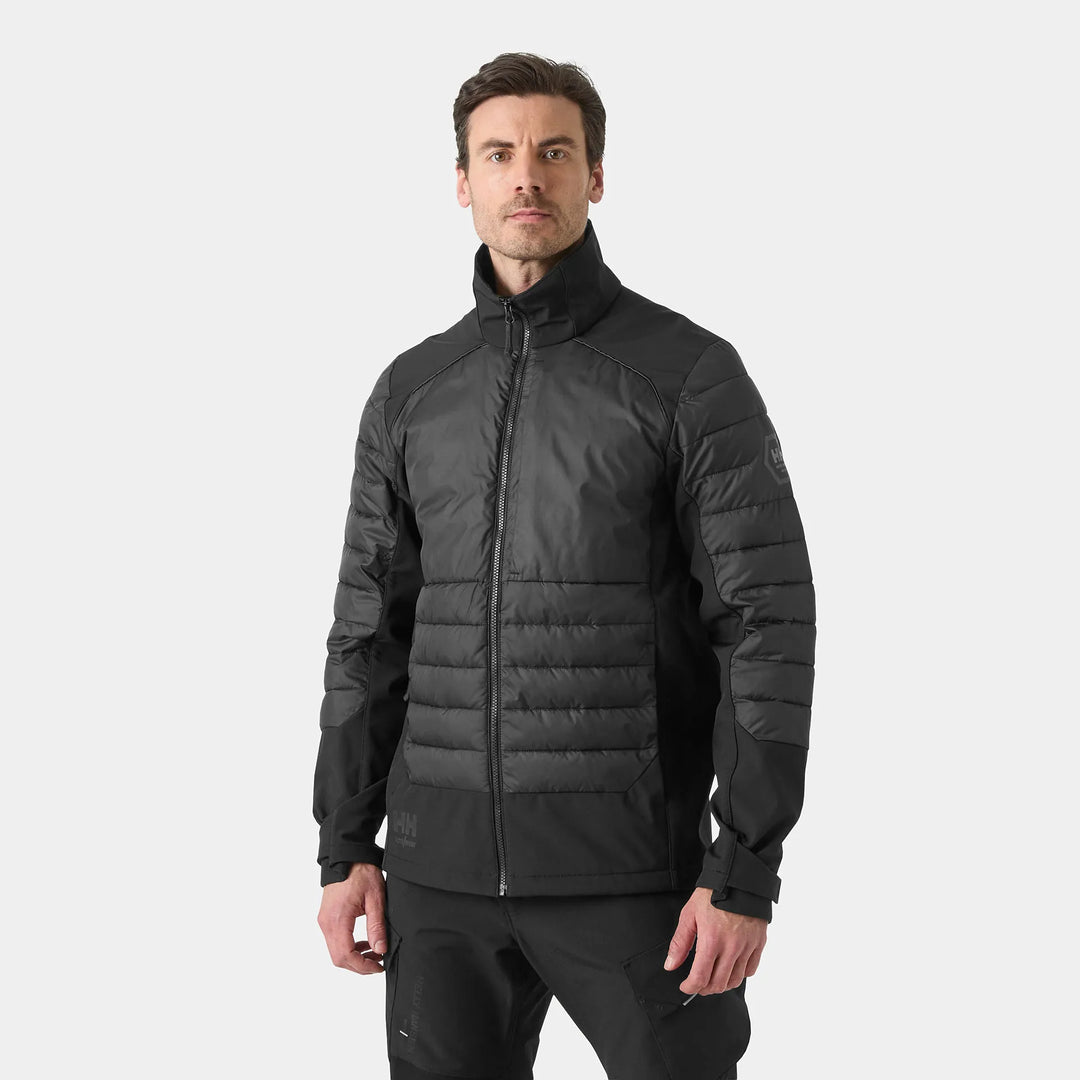Helly Hansen Chelsea Evolution 2.0 Insulated Recycled Content Softshell Jacket 74142 Black — Worn on Site 