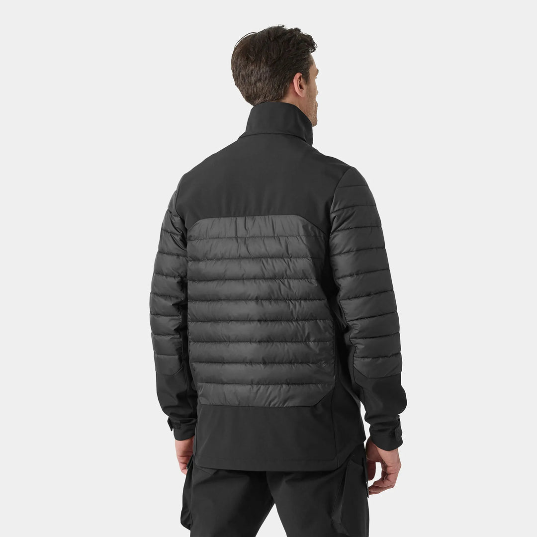 Helly Hansen Chelsea Evolution 2.0 Insulated Recycled Content Softshell Jacket 74142 Black — Worn on Site 