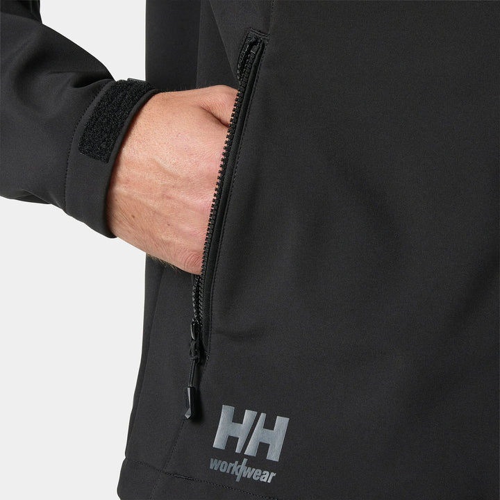 Helly Hansen Chelsea Evolution 2.0 Waterproof Cordura Reinforced 2-Way-Stretch Recycled Content Shell Jacket 71141 Black — Pr 