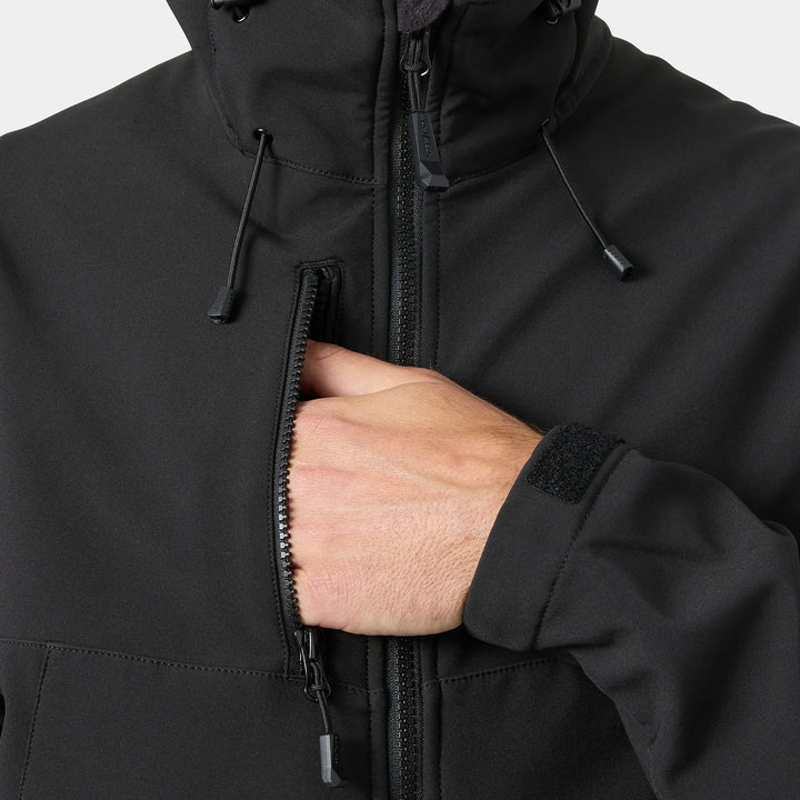 Helly Hansen Chelsea Evolution 2.0 Waterproof Cordura Reinforced 2-Way-Stretch Recycled Content Shell Jacket 71141 Black — Pr 