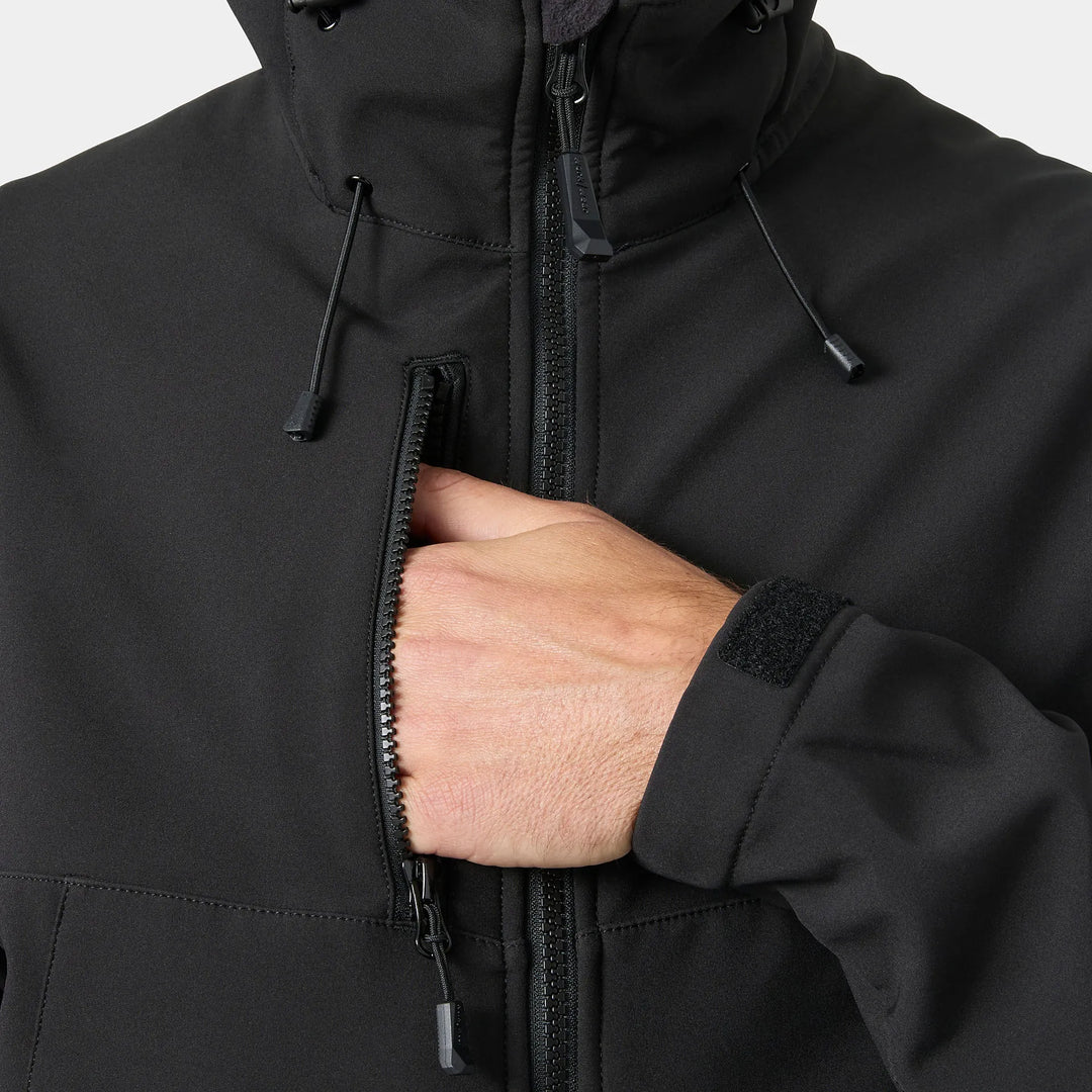 Helly Hansen Chelsea Evolution 2.0 Waterproof Cordura Reinforced 2-Way-Stretch Recycled Content Shell Jacket 71141 Black — Pr 