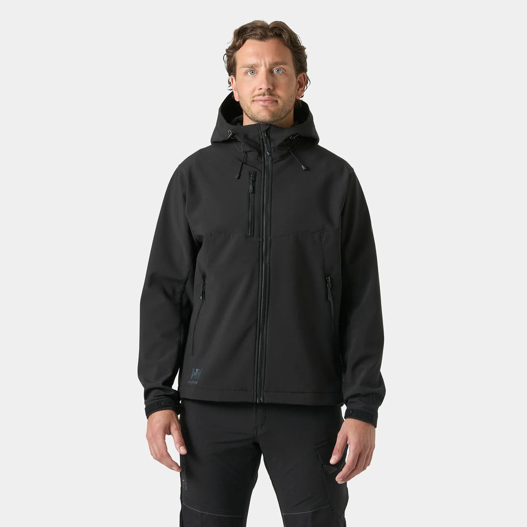 Helly Hansen Chelsea Evolution 2.0 Waterproof Cordura Reinforced 2-Way-Stretch Recycled Content Shell Jacket 71141 Black — Wo 