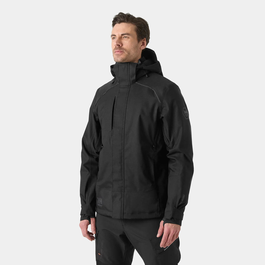 Helly Hansen Chelsea Evolution 2.0 Waterproof PrimaLoft Insulated Cordura Reinforced 2-Way-Stretch Winter Jacket 71341 Black 