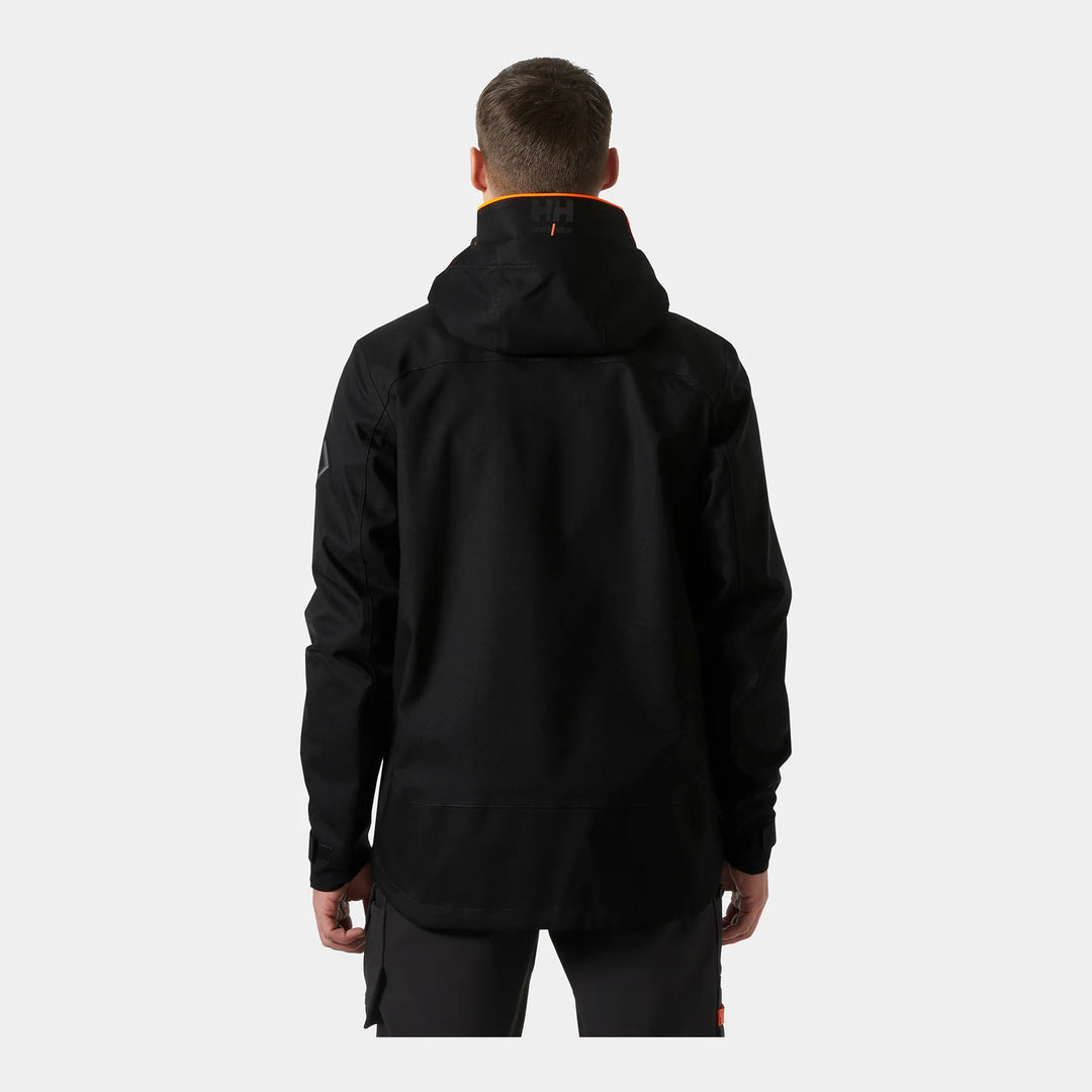 Helly Hansen Chelsea Evolution 2.0 Waterproof Shell Jacket 71141 Black — Worn on Site 