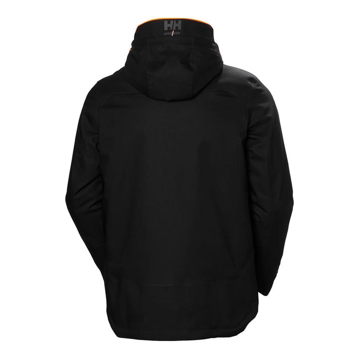 Helly Hansen Chelsea Evolution 2.0 Winter Jacket 71341 Black — Back View 