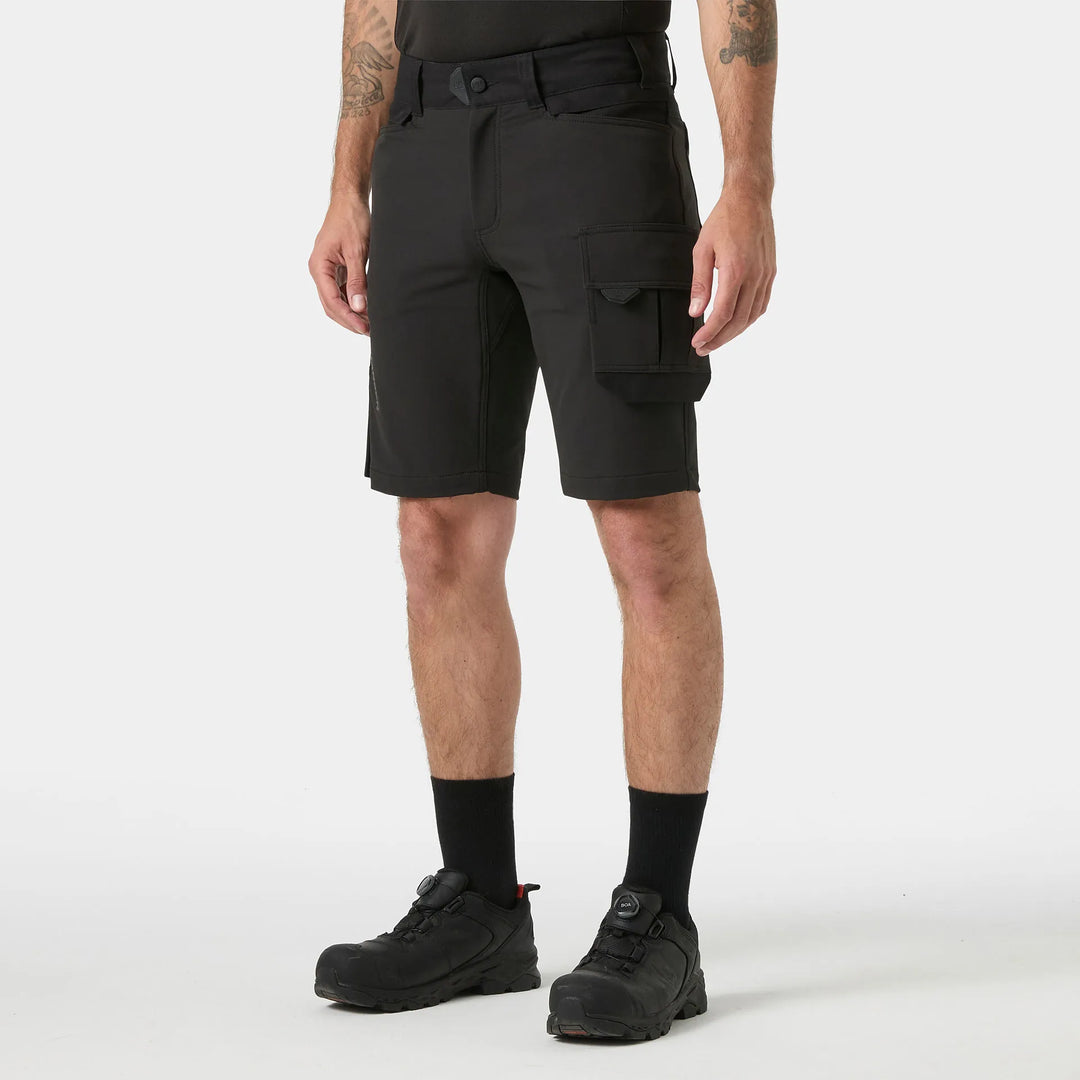 Helly Hansen Chelsea Evolution HH Connect Cordura Reinforced 4-Way-Stretch Shorts 77613 Black — Worn on Site 
