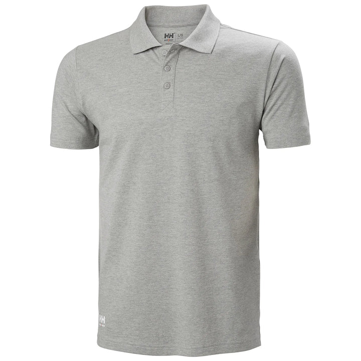 Helly Hansen Classic 2.0 Recycled Content Polo Shirt 79398 Grey Melange — Hero 