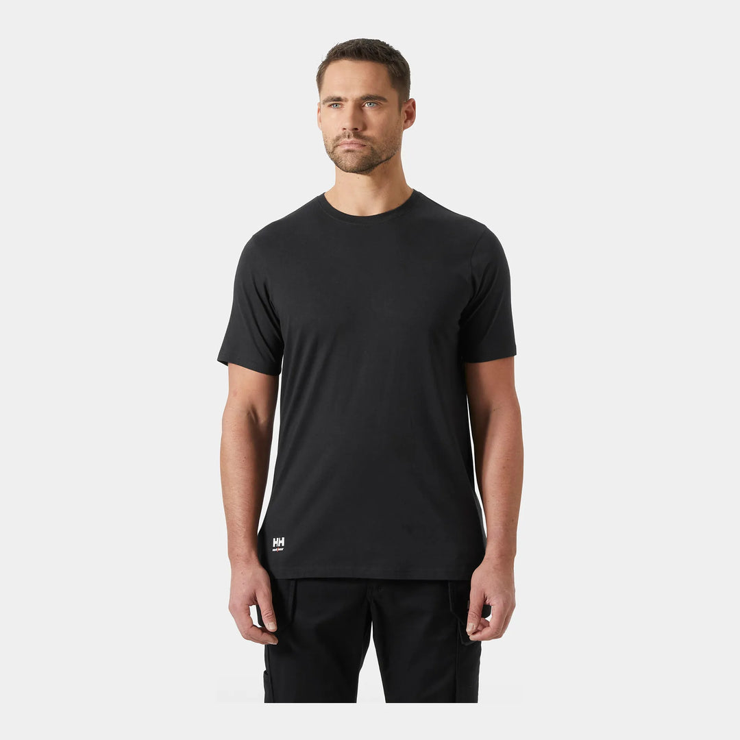 Helly Hansen Classic 2.0 T-Shirt 79397 Black — Worn on Site 