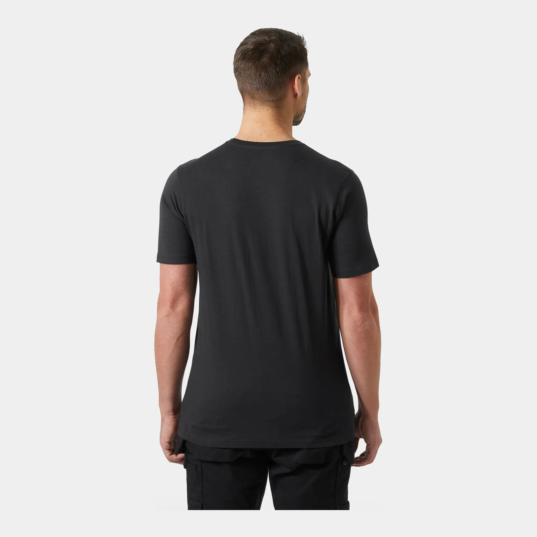 Helly Hansen Classic 2.0 T-Shirt 79397 Black — Worn on Site 