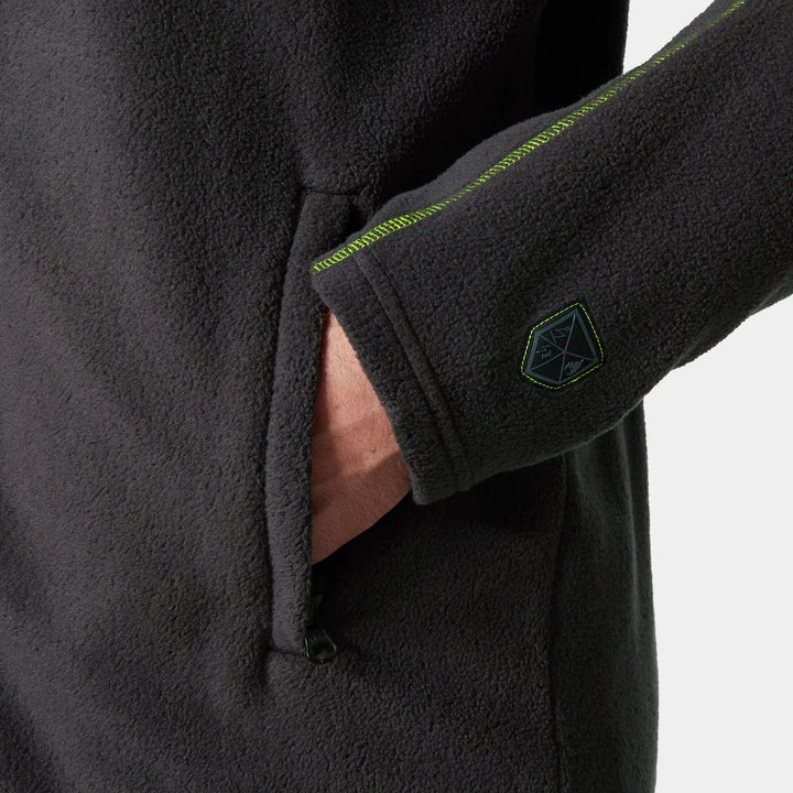 Helly Hansen Fyre Flame Resistant Arc Flash &amp; Anti-Static Fleece Jacket 72149 Ebony — Product Detail 303 