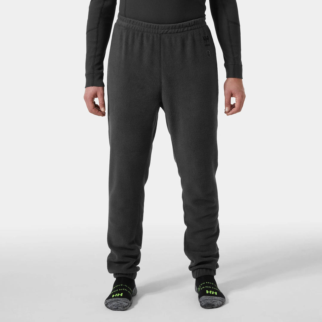 Helly Hansen Fyre Flame Resistant Arc Flash &amp; Anti-Static Winter Fleece Trousers 72449 Ebony — Worn on Site 