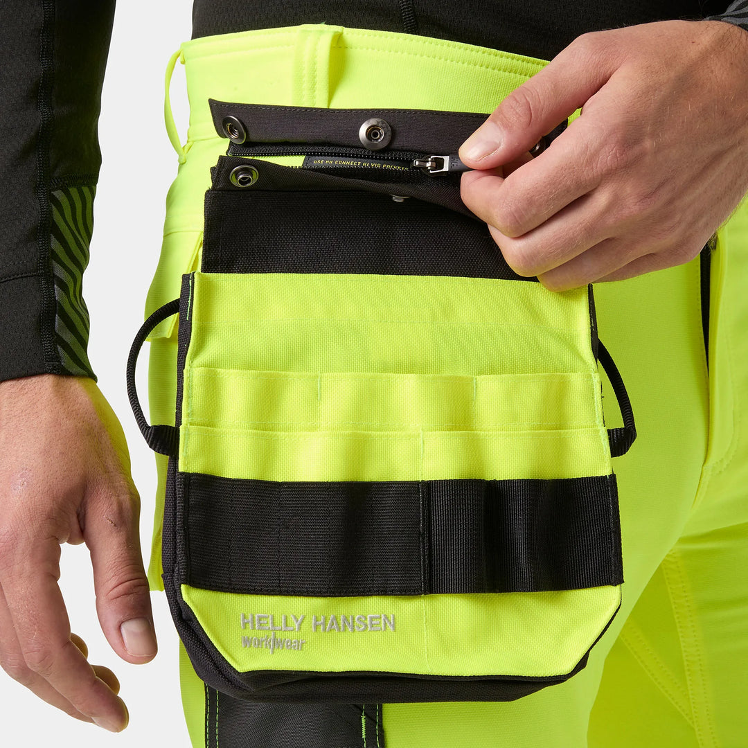 Helly Hansen HH Connect Carpenter Pocket 79490 Yellow/Ebony — Worn on Site 