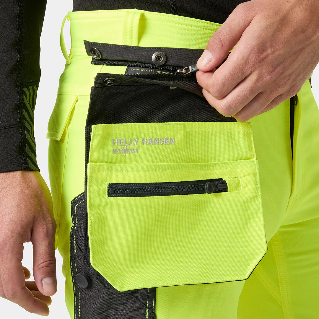 Helly Hansen HH Connect Essential 2 Pocket 79494 Yellow/Ebony — Worn on Site 