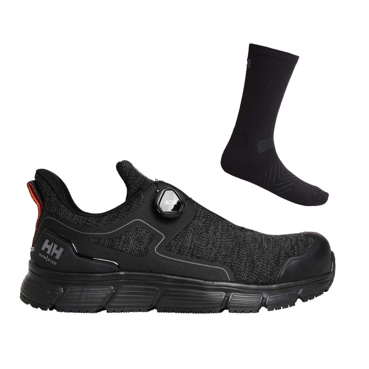 Helly Hansen Kensington 78350 Special Offer Shoes Plus Helly Socks Bundle Black#colour_black