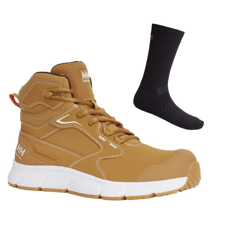 Helly Hansen Kensington 78354 Special Offer Boots Plus Helly Socks Bundle New Wheat#colour_new-wheat