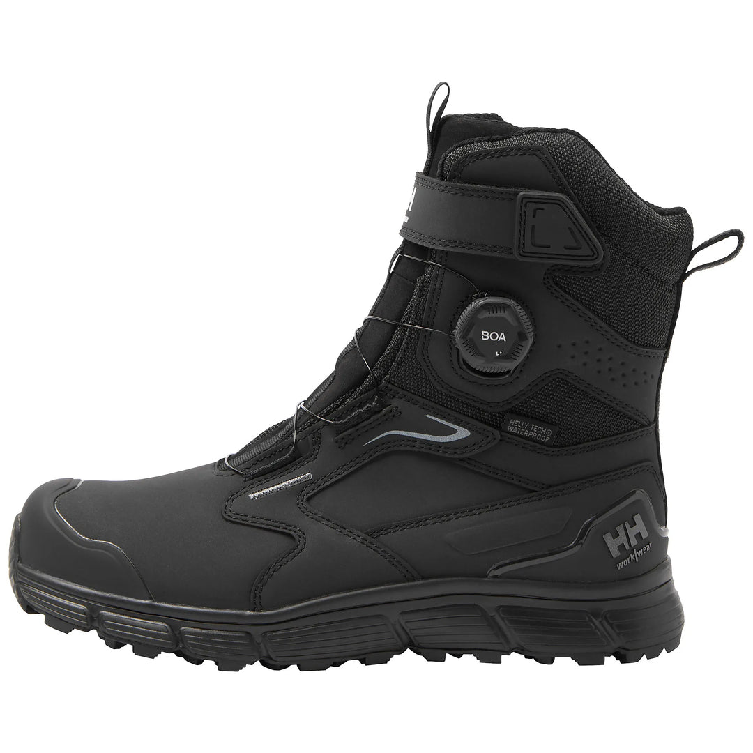 Helly Hansen Kensington MXR Waterproof Tall BOA Winter Composite Toe Lightweight Breathable Solarcore Insulated S7S FO CI HRO #colour_black