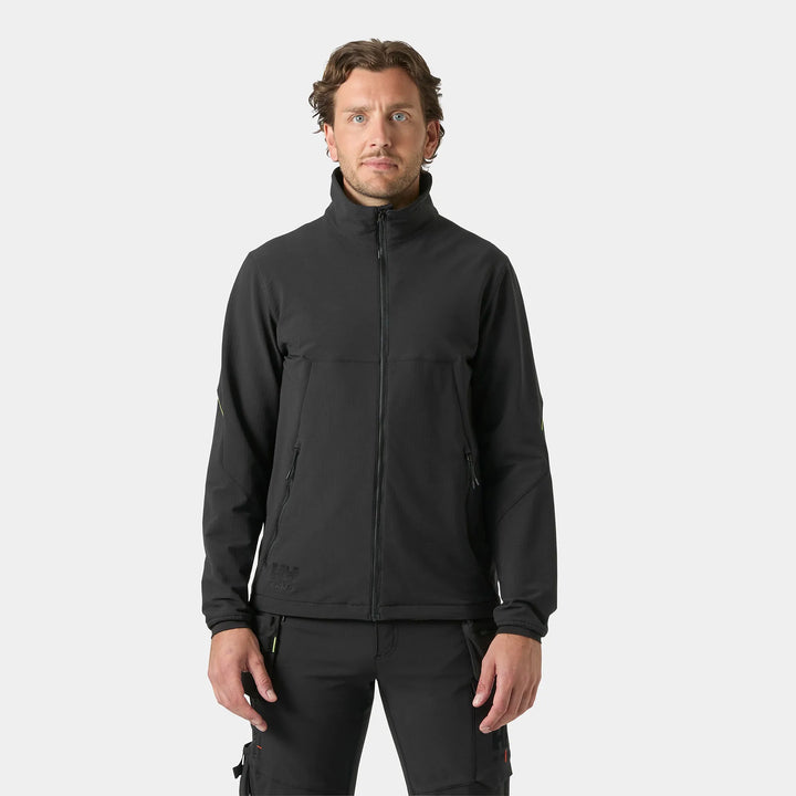 Helly Hansen Magni Evolution Midlayer Jacket 72277 Black — Worn on Site 