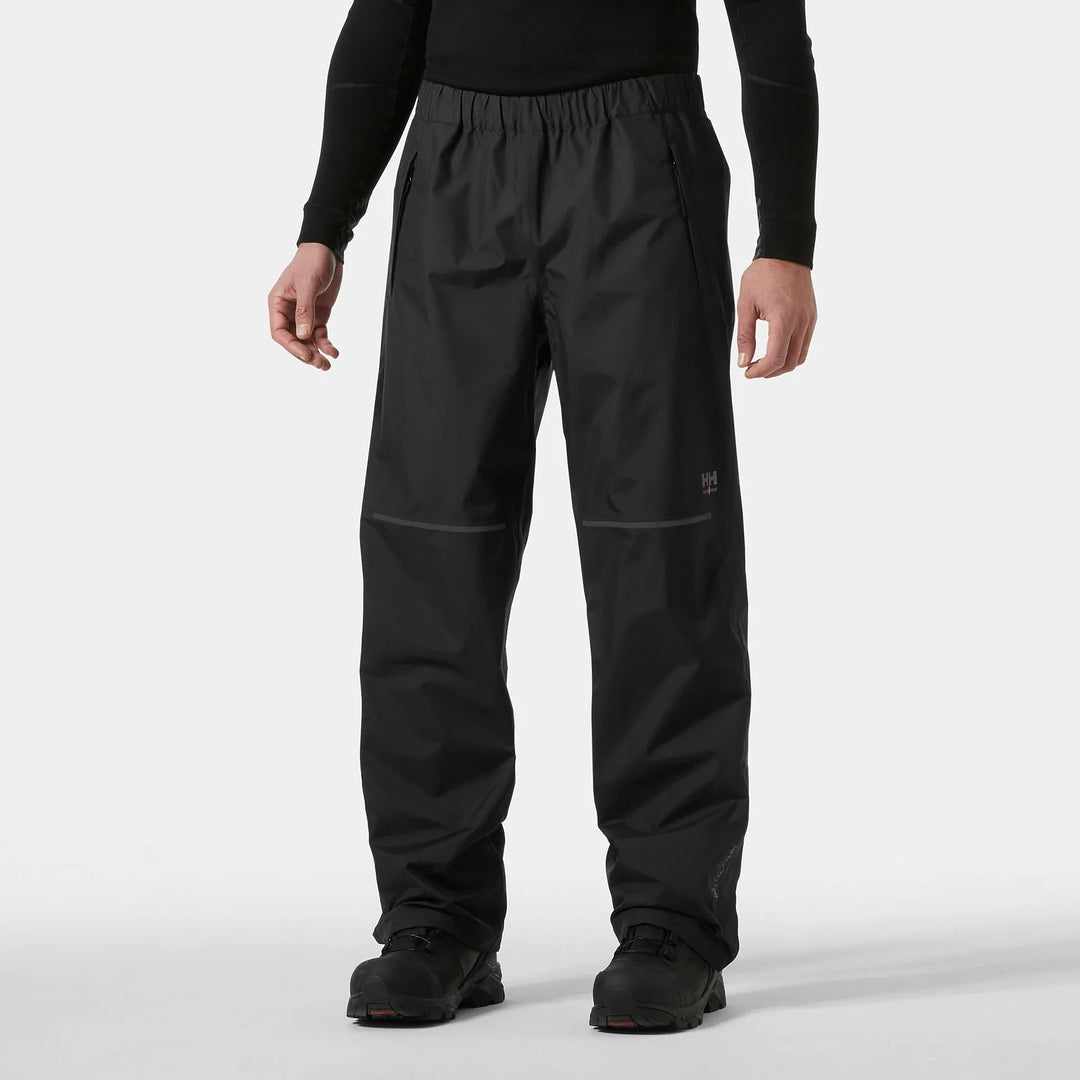 Helly Hansen Manchester 2.0 Pro Waterproof Shell Trousers 71460 Black — Worn on Site 