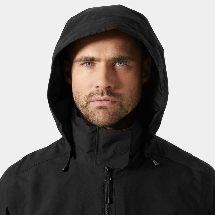Helly Hansen Manchester 2.0 Urban Waterproof Shell Recycled Content Coat 71283 Black — Product Detail 301 