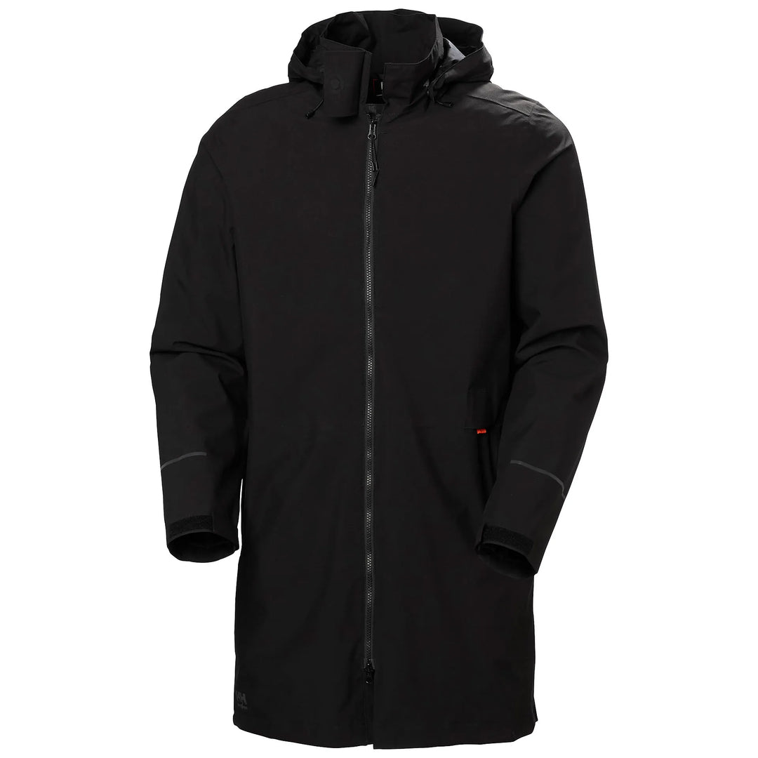 Helly Hansen Manchester 2.0 Urban Waterproof Shell Recycled Content Coat 71283 Black — Hero 