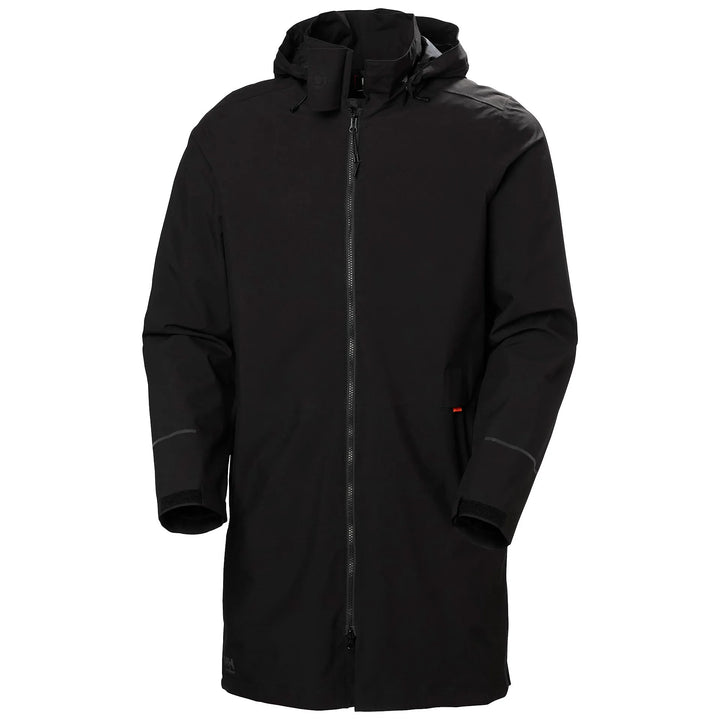 Helly Hansen Manchester 2.0 Urban Waterproof Shell Recycled Content Coat 71283 Black — Hero 