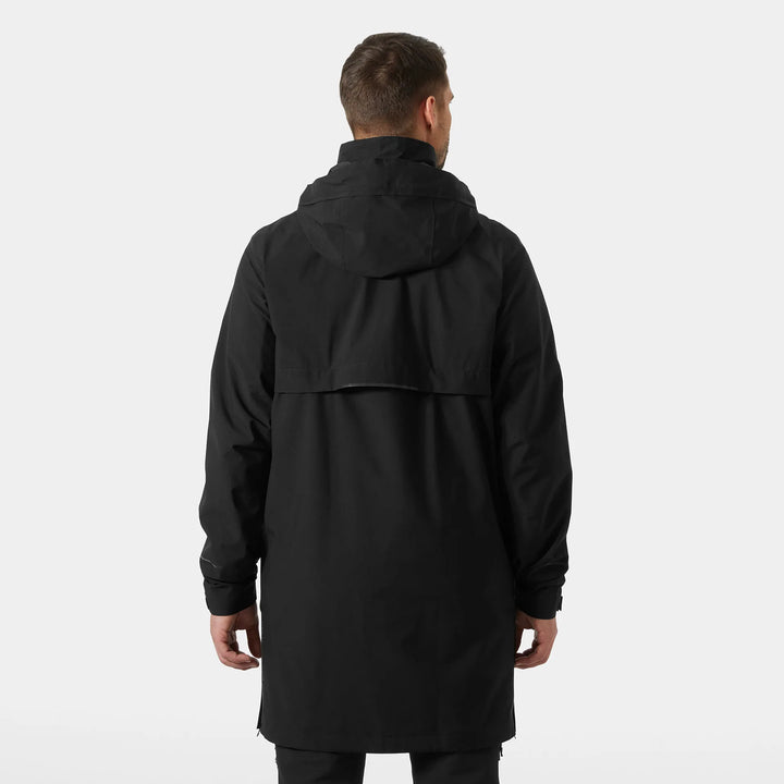 Helly Hansen Manchester 2.0 Urban Waterproof Shell Recycled Content Coat 71283 Black — Worn on Site 