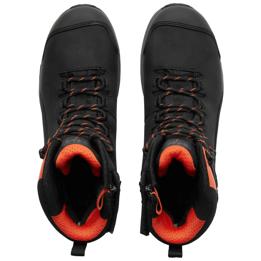 Helly Hansen Manchester LTR Tall Side Zip Waterproof Composite Toe Lightweight Breathable S7S FO SC SR Safety Boots 78434 Bla 