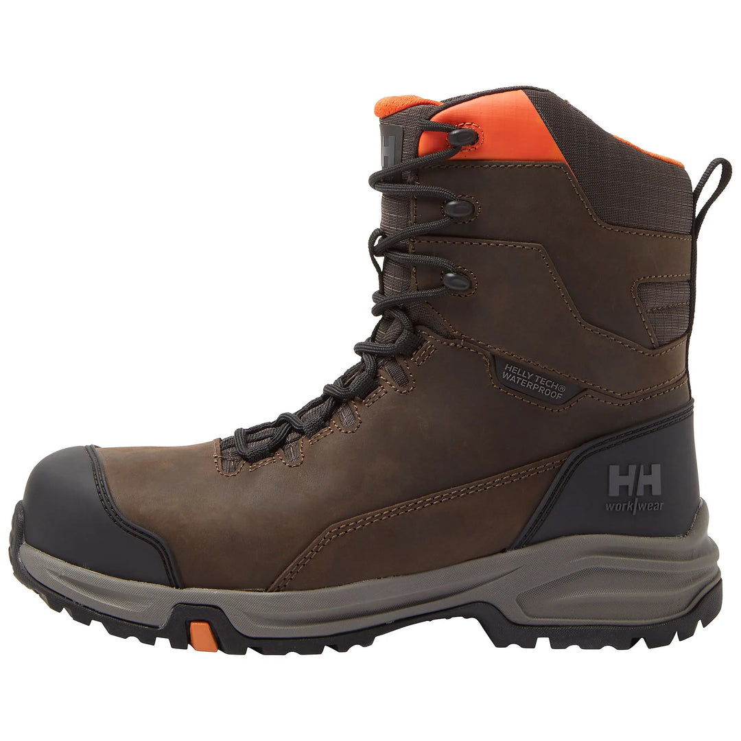 Helly Hansen Manchester LTR Tall Side Zip Waterproof Composite Toe Lightweight Breathable S7S FO SC SR Safety Boots 78434 Dar 