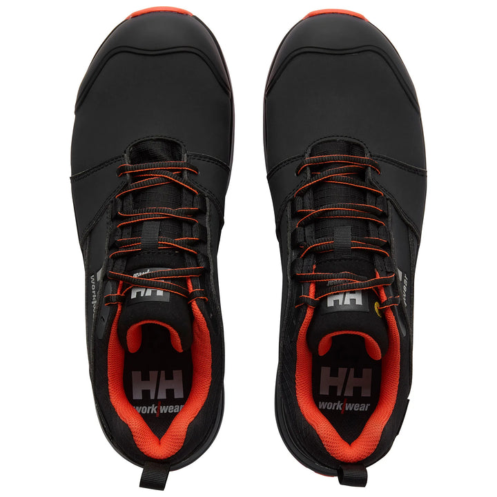 Helly Hansen Manchester MXR Low Waterproof Composite Toe Lightweight Breathable S7S Safety Shoes 78322 Black/Orange — Product 