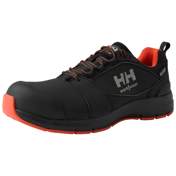 Helly Hansen Manchester MXR Low Waterproof Composite Toe Lightweight Breathable S7S Safety Shoes 78322 Black/Orange — Product 