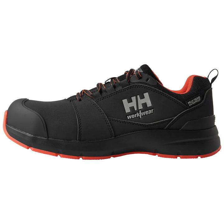 Helly Hansen Manchester MXR Low Waterproof Composite Toe Lightweight Breathable S7S Safety Shoes 78322 Black/Orange — Hero 