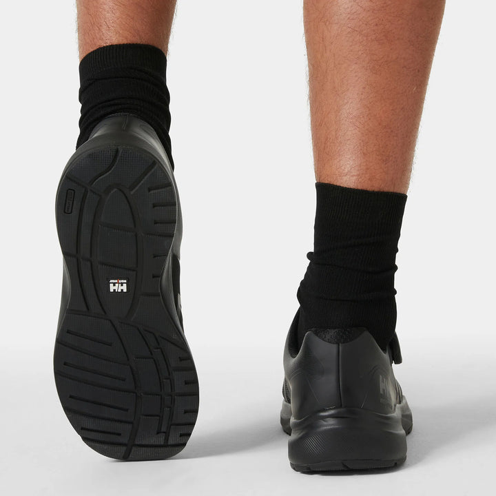 Helly Hansen Oslo Low BOA Lightweight Breathable ESD O1 Occupational Shoes 78449 Black — Worn on Site 