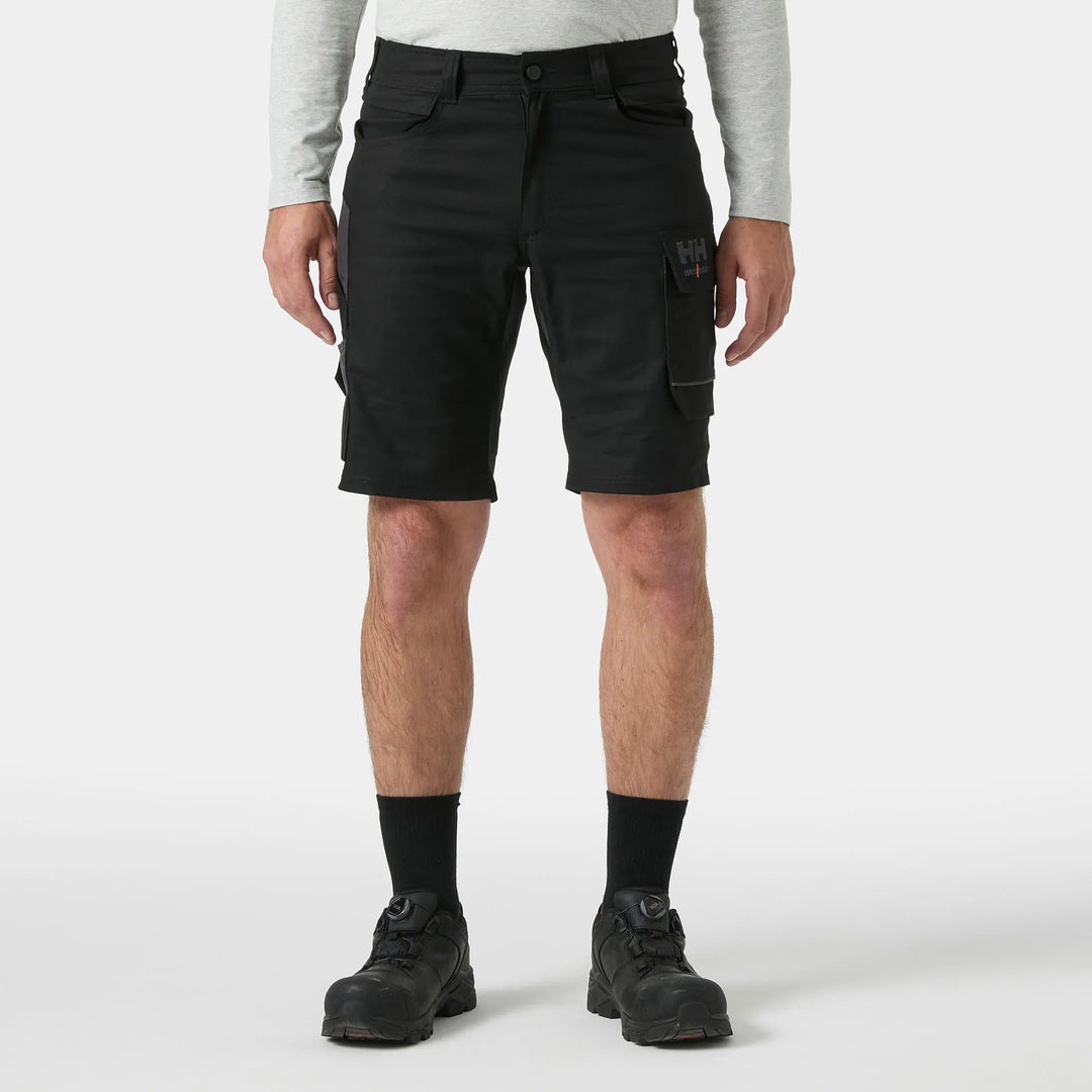 Helly Hansen Oxford 2.0 HH Connect Cordura Reinforced Shorts 77361 Black/Ebony — Worn on Site 